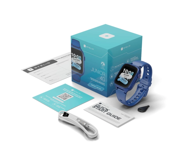 STELIO Junior 40mm LTE Granatowy