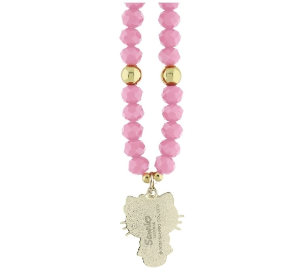 Hello Kitty Pearls and Beads Kitty Charm Różowy