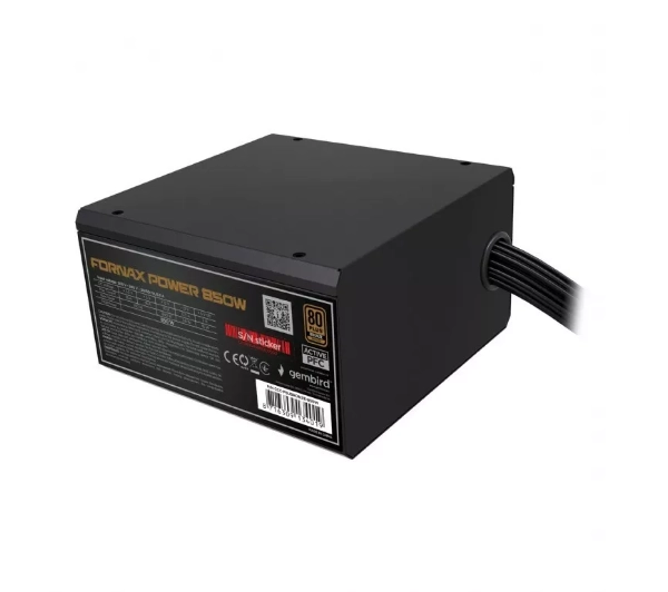 Gembird Fornax Power 850W 80+ Bronze Czarny