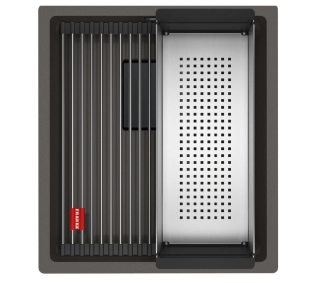 Franke Kanon KNG 110-37 Granitowy Łupkowy szary - TRZECI -55%, ALBO 5-TY ZA 1ZŁ - Kup na Raty - RRSO 0%