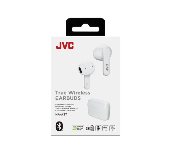 JVC HA-A3TWU Douszne Bluetooth 5.1 Biały