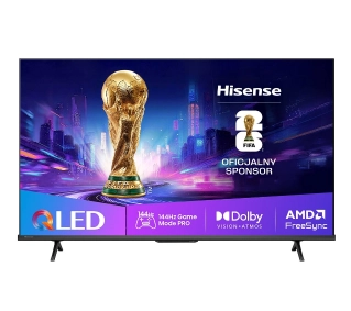 Hisense 50E7Q PRO 50" QLED 4K 144Hz Smart TV Funkcje AI Dolby Vision Dolby Atmos HDMI 2.1 - Kup na Raty - RRSO 0%