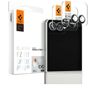 Spigen Optik Pro HD Glas.TR EZ FIT 2szt do Galaxy Z Flip7 Czarny