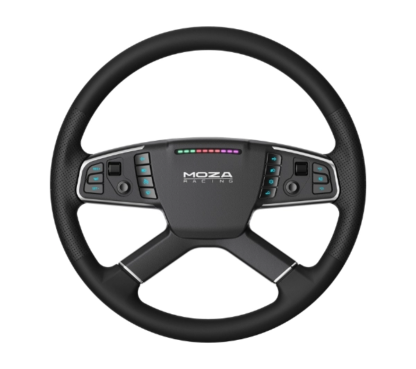 MOZA Racing RS07 do PC Zestaw gamingowy (baza R5 + kierownica ciężarowa TSW + pedały SRP-Lite + zaciski) - Kup na Raty - RRSO 0%