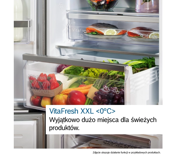 Bosch Serie 6 KGN394ICF Pełny No Frost 203cm Szuflada z kontrolą wilgotności Stal szczotkowana - Kup na Raty - RRSO 0%