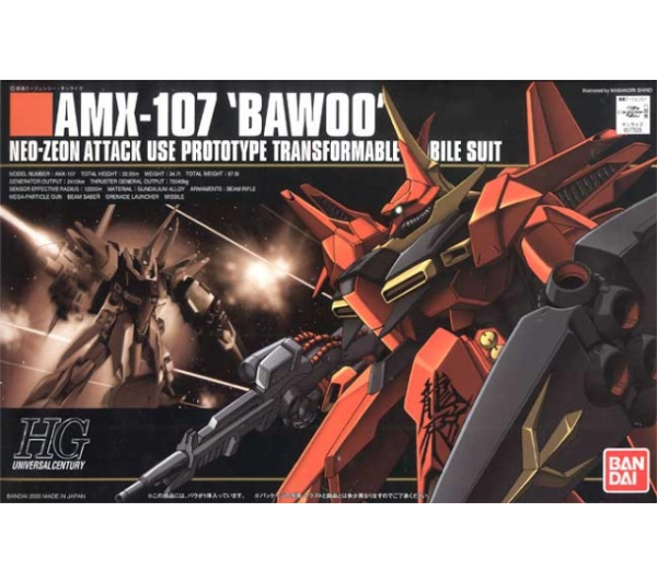 Bandai HGUC 1/144 AMX-107 BAWOO