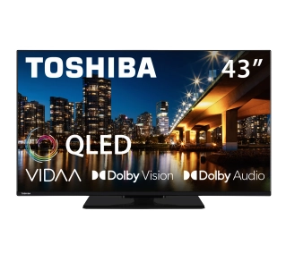 Toshiba 43QV3463DG 43" QLED 4K Smart TV VIDAA Dolby Vision HDMI 2.1 DVB-T2 - Kup na Raty - RRSO 0%