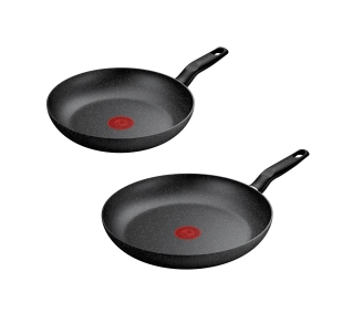 Tefal Dark Essential G0069053 Indukcja Mineralia+ 24cm, 28cm