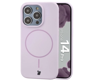 Bizon Soft z MagSafe do Apple iPhone 14 Pro Fioletowy