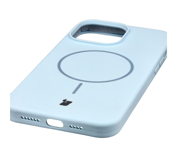 Bizon Soft z MagSafe do Apple iPhone 14 Pro Max Jasnoniebieski