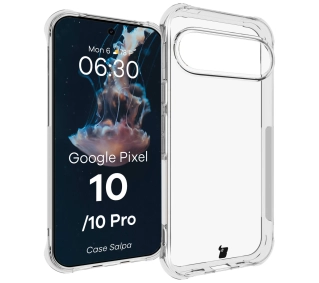 Bizon Elastyczne Salpa do Google Pixel 10/10 Pro Przezroczysty