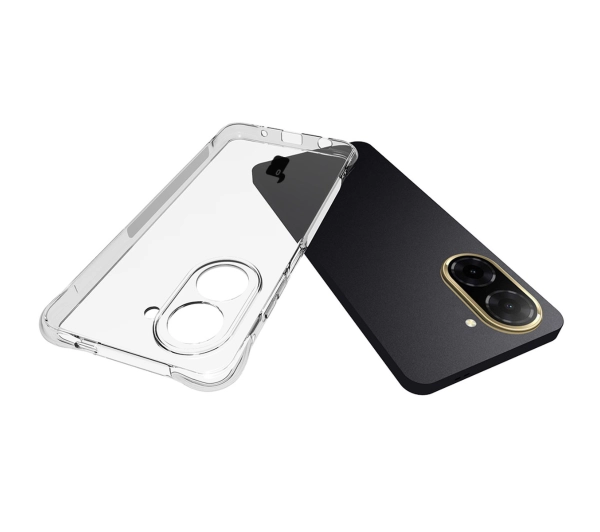 Bizon elastyczne etui Salpa + 2x szkło hartowane Clear Pack do Xiaomi Redmi A5 4G / Xiaomi POCO C71 4G