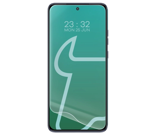 Bizon elastyczne etui Salpa + 2x folia na ekran Clear Pack do Motorola Edge 50 Neo