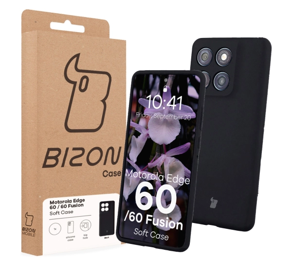 Bizon Soft do Motorola Edge 60 Fusion / Motorola Edge 60 Czarny