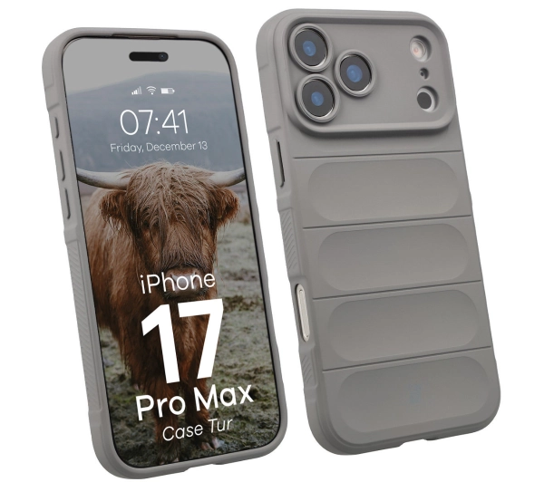 Bizon Tur do Apple iPhone 17 Pro Max Jasnoszary