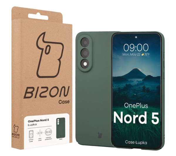 Bizon Łupka do OnePlus Nord 5 Zielony