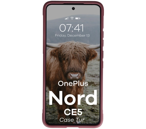 Bizon Tur do OnePlus Nord CE5 5G Ciemnofioletowy