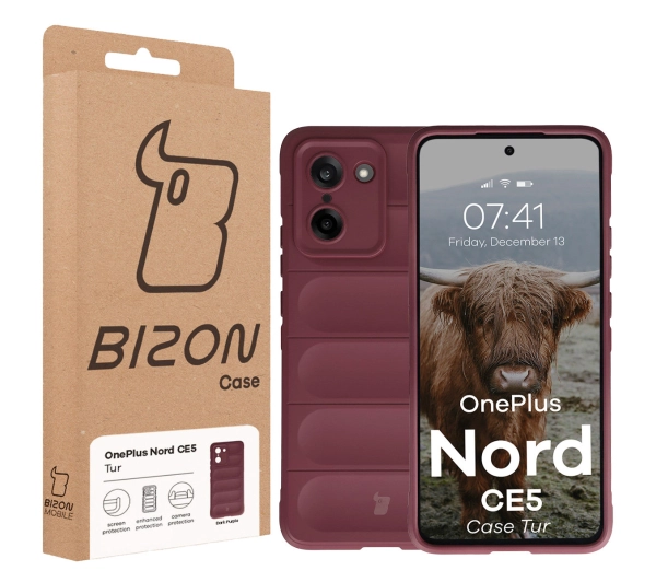 Bizon Tur do OnePlus Nord CE5 5G Ciemnofioletowy