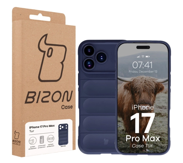 Bizon Tur do Apple iPhone 17 Pro Max Granatowy