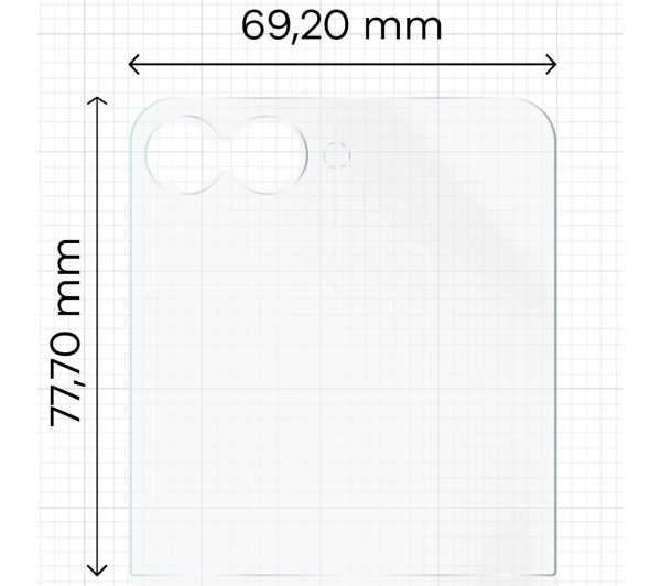 Bizon 2 x matowa Film Sun do Samsung Galaxy Z Flip7 FE