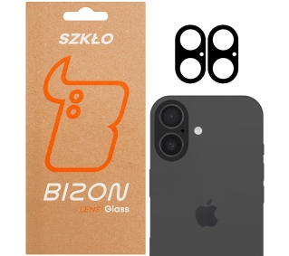 Bizon na aparat Silk Lens do Apple iPhone 17 czarny 2 sztuki