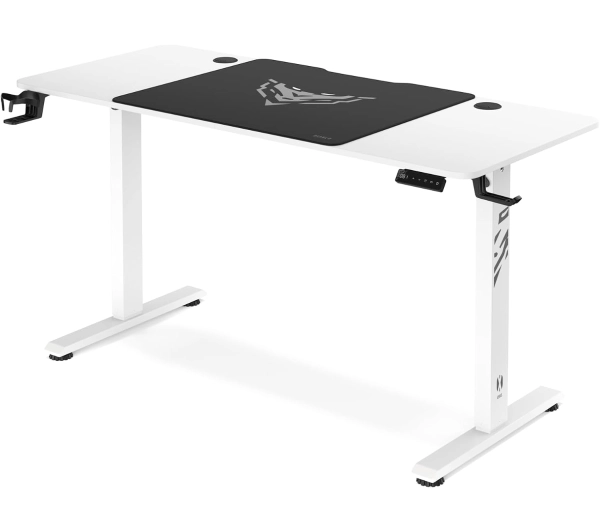 Biurka gamingowe - Diablo Chairs X-Tensio 1400 140cm Regulacja wysokości Biały