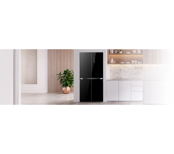 MPM SBS 503-SSI-13/D Funkcje AI Pełny No Frost 190,2cm Czarny - Kup na Raty - RRSO 0%