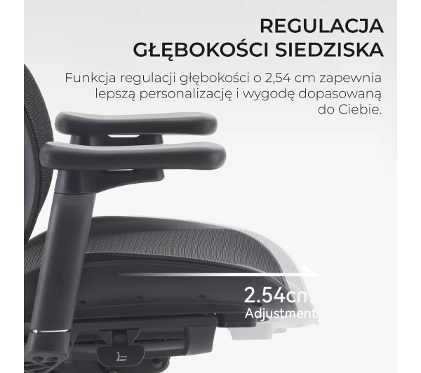 Sihoo Doro S100 Biurowy do 150kg Tkanina Czarny - Kup na Raty - RRSO 0%
