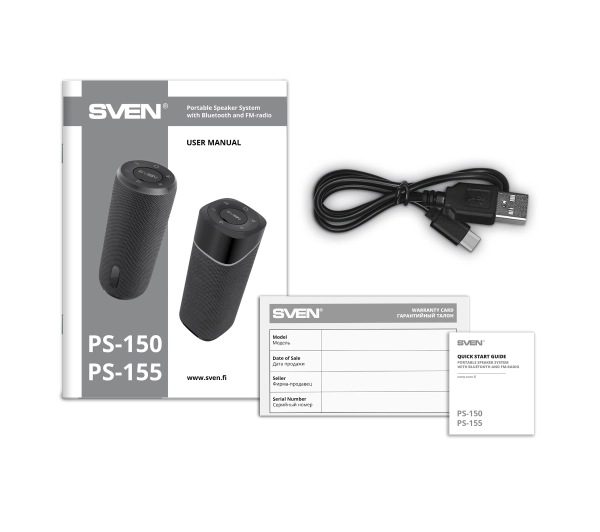 Sven PS-150 10W Radio FM Czarny