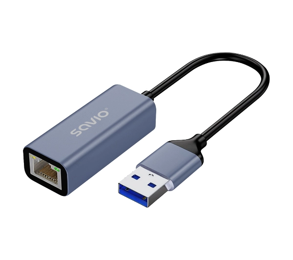 Savio AK-83 USB-A - RJ-45 Gigabit Ethernet