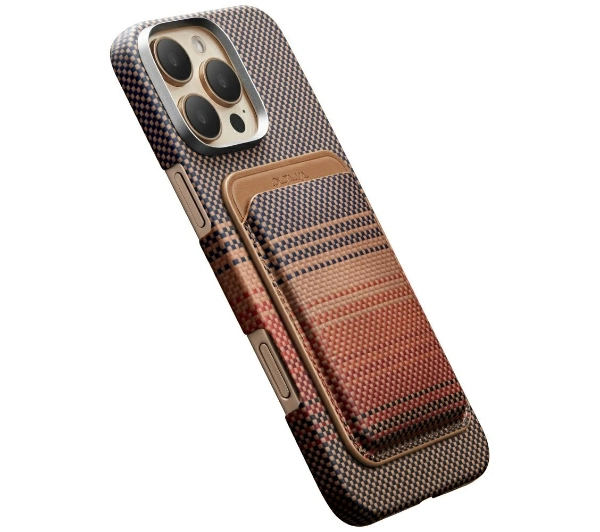 Pitaka Woven Wallet MagSafe Sunset
