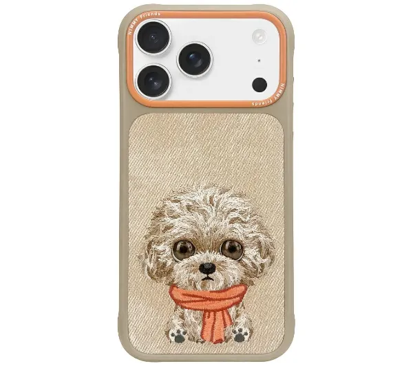 Nimmy Big Eyed Pet 2.0 Dog do iPhone 17 Pro Beżowy