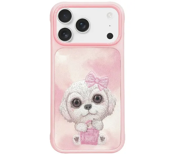Nimmy Big Eyed Pet 2.0 Dog do iPhone 17 Różowy