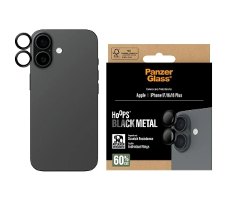 PanzerGlass Hoops do iPhone 17 / 16 / 16 Plus Czarny