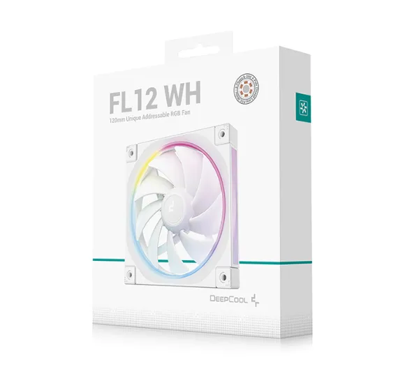 DeepCool FL12 RGB 120mm Biały