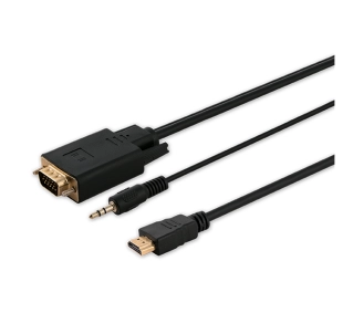 Savio CL-104 HDMI - VGA + Audio 1,8m