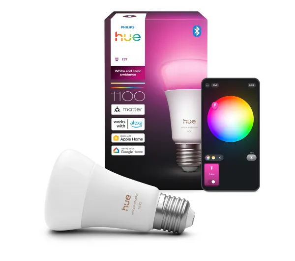 Inteligentne oświetlenie - Philips Hue White and Colour Ambiance A60 E27