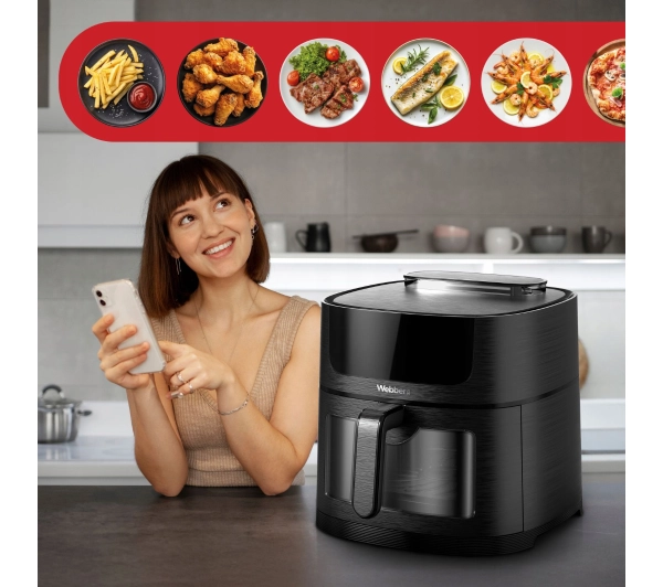 Webber AF800 1800W 8l Aplikacja mobilna - Kup na Raty - RRSO 0%