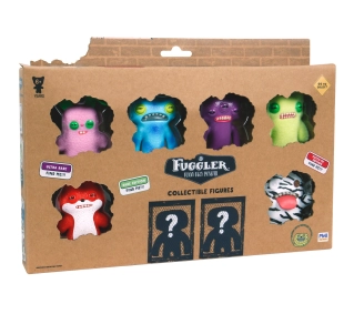 PMI Kids World Fuggler S1 Collectible Figures - 8 Pack Deluxe Box A