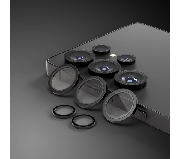 Etteri Camera Lens Protector do Galaxy S25 Ultra Czarny