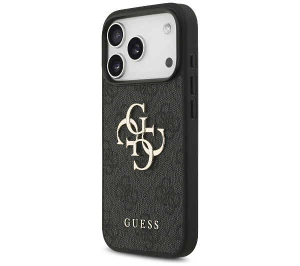 Guess 4G Big Logo do iPhone 17 Pro Czarny