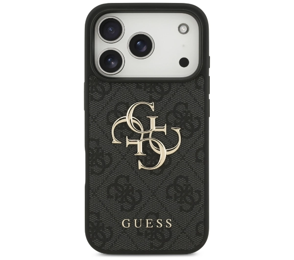 Guess 4G Big Logo do iPhone 17 Pro Czarny