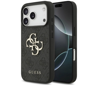 Guess 4G Big Logo do iPhone 17 Pro Czarny