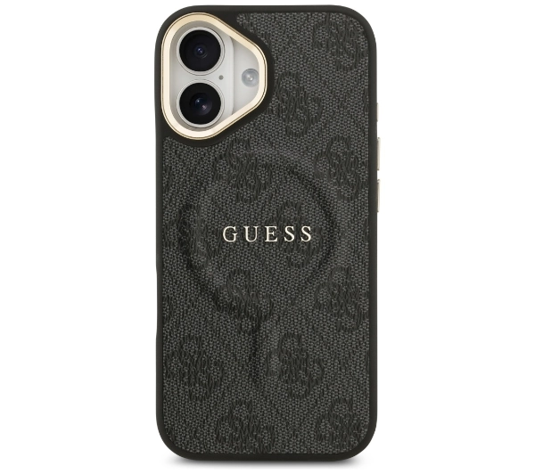 Guess 4G PU Classic Logo MagSafe do iPhone 17 czarny