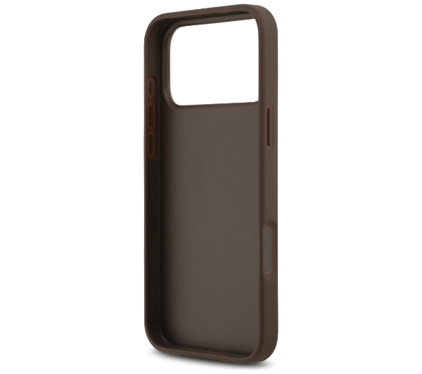Guess 4G Double Card Triangle do iPhone 17 Pro Max brązowy