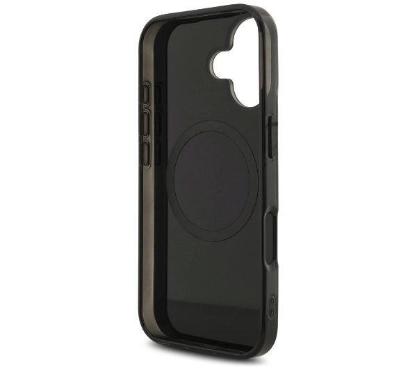AMG Double Layer Transparent Graphics MagSafe do iPhone 17 czarny