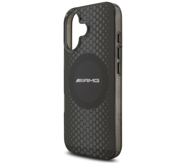 AMG Double Layer Transparent Graphics MagSafe do iPhone 17 czarny
