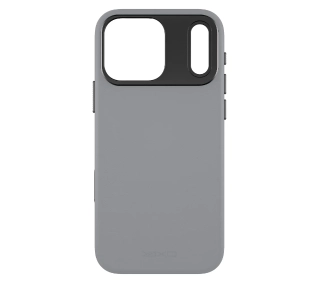 Yaxo Leather Gear Slim Case MagSafe do iPhone 17 Pro Max Szary