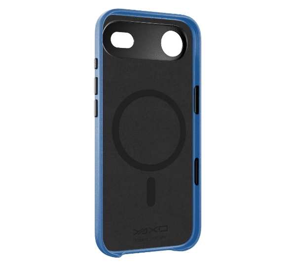 Yaxo Leather Gear Slim Case MagSafe do iPhone Air Niebieski