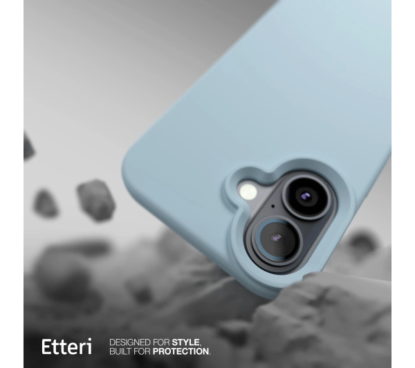 Etteri Silicone Case do iPhone 16 Plus Niebieski